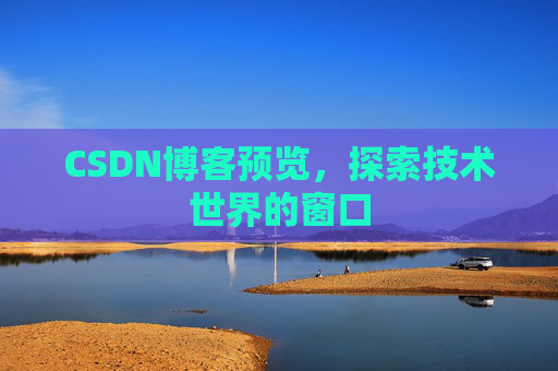 CSDN博客预览,探索技术世界的窗口